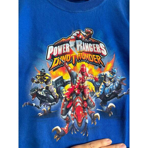 Disney Power Rangers Boys Medium Graphic Tee shirt Blue - Picture 2 of 7